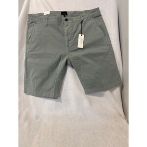 7Diamonds shorts men 38 Tasman Chino Jadeite Green Brushed Luxe pima cotton NEW
